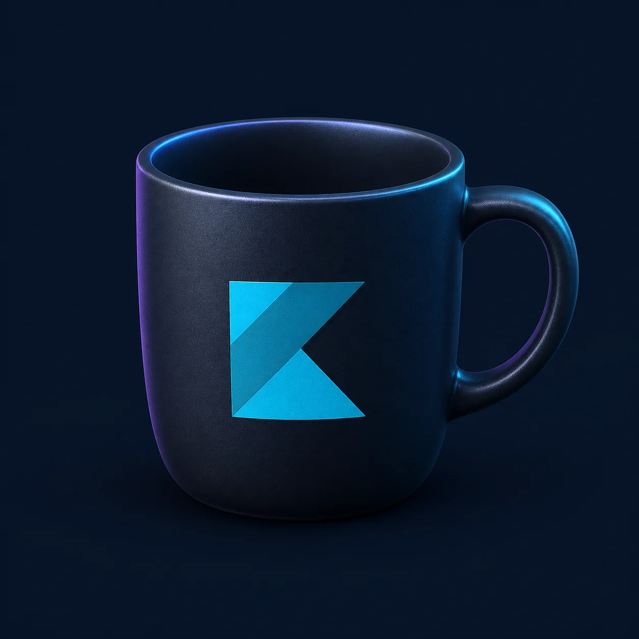 Кружка с символом Kotlin